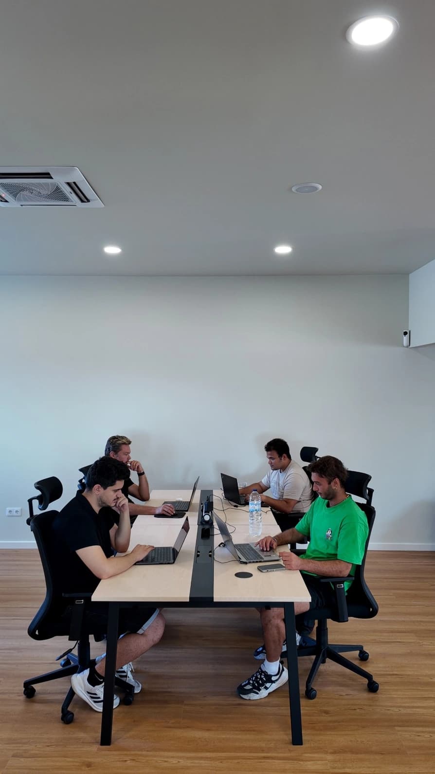 Professional team working on international property solutions